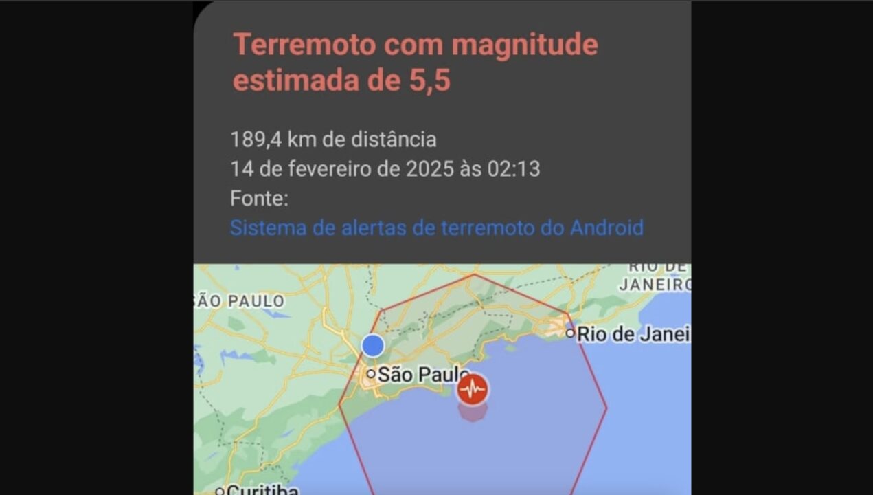 Anatel investiga alertas falsos de terremoto enviados pelo Google